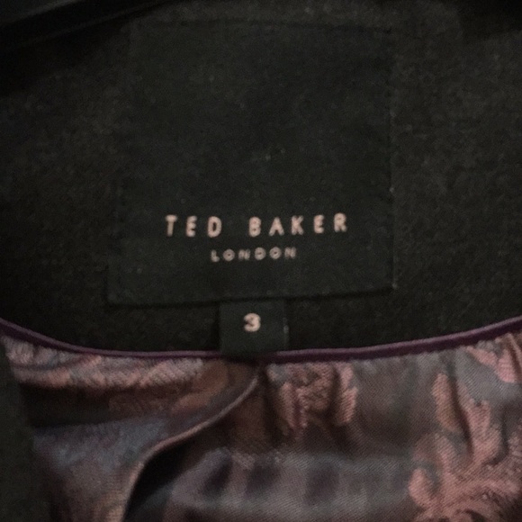 Ted Baker brown wool blend blazer - Picture 3 of 6